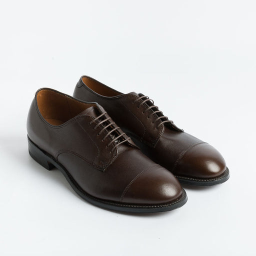 ALDEN - M1501Y - Derby with ergonomic shape toecap - Brown Calf Shoes Man Alden