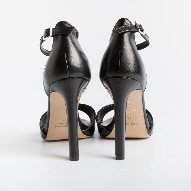 Cappelletto 1948 - Lilyan2 Sandals - Black Nappa Women's Shoes CAPPELLETTO 1948