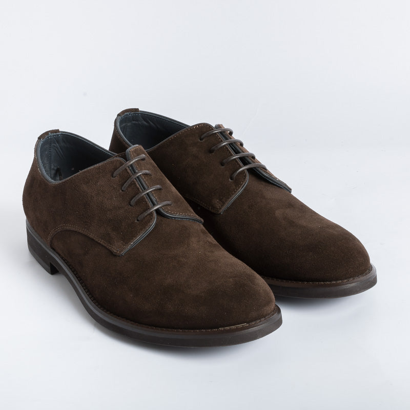 SEBOY'S - Derby - 3325 - Brown suede Shoes Man SEBOY'S