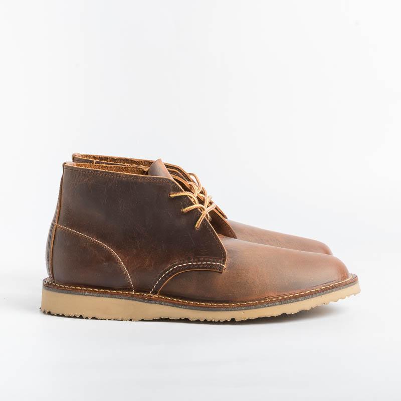 RED WING SHOES - Polacco Men's Chukka 3322 - Copper Scarpe Uomo Red Wing Shoes 