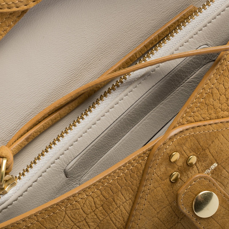 JEROME DREYFUSS - Portafoglio porta cellulare - Camoscio Cocco Cuoio Accessori Donna Jerome Dreyfuss 