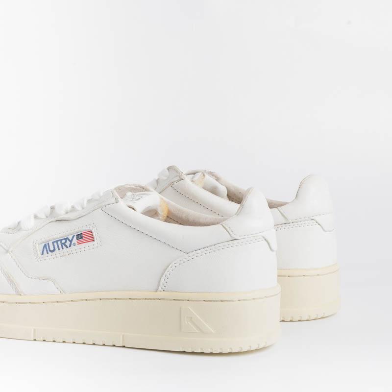 AUTRY GG04 - LOW MAN ALL GOAT - Bianco Scarpe Uomo AUTRY - Collezione uomo 