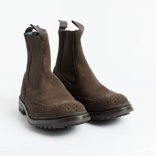 TRICKER'S - Suede Beatles - Henry - Cafè Men's Shoes Tricker's