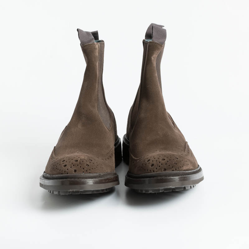 TRICKER'S - Suede Beatles - Henry - Cafè Men's Shoes Tricker's