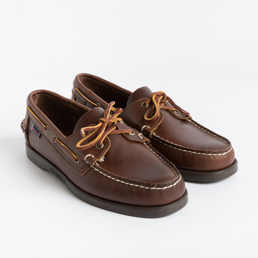 SEBAGO - Docksides Portland Waxed - 70000G0 - Brown 925 Sebago Men's Shoes