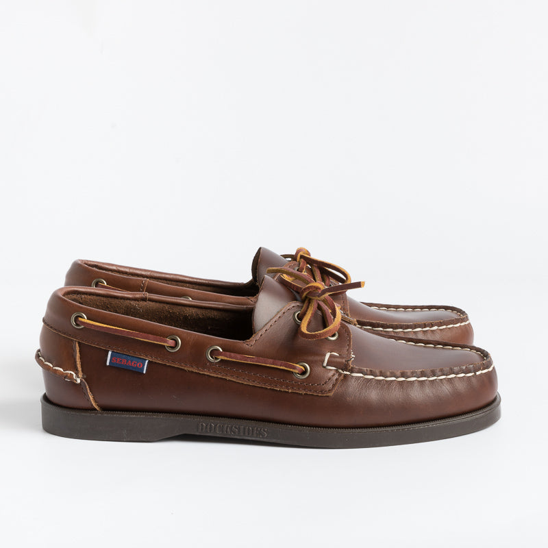 SEBAGO Docksides Portland Waxed 70000G0 Brown Gum 925