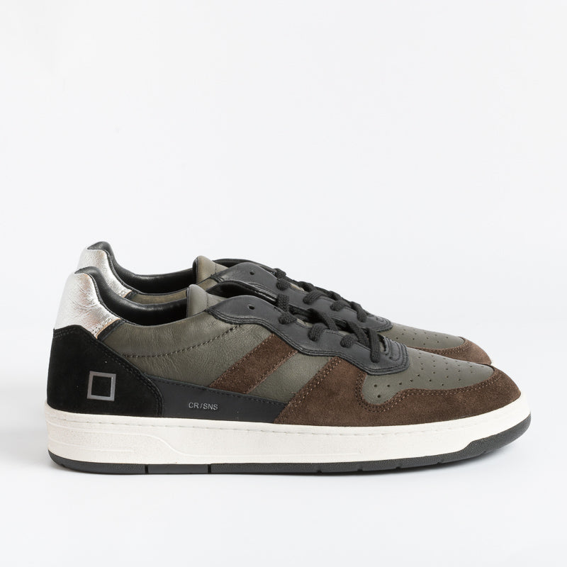 DATE Sneakers Court N371 Verde Army Cappelletto Shop