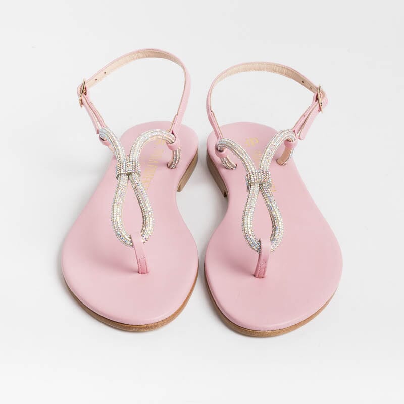 PAOLA FIORENZA - Flat Thong Sandals - SS2336 - Pink Women's Shoes PAOLA FIORENZA