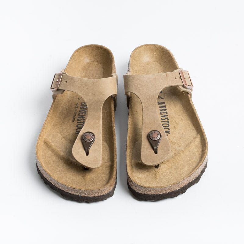 Birkenstock gizeh antique hot sale brown