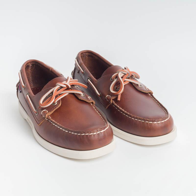 SEBAGO - Docksides Portland Waxed - 70000G0 - Brown Sebago Men Shoes