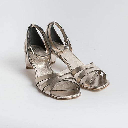 DEL CARLO - Sandals - 11515- Moor - Mirror Pyrite Women's Shoes DEL CARLO
