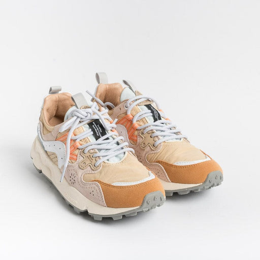 FLOWER MOUNTAIN - Yamano Sneakers - Peach/ Beige Women's Shoes FLOWER MOUNTAIN