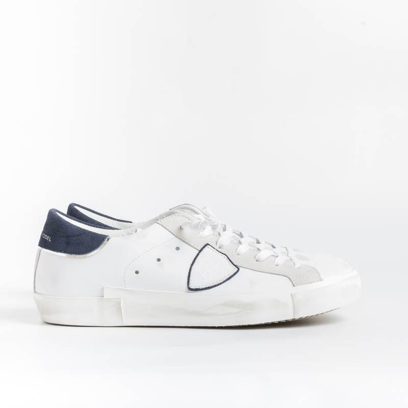 PHILIPPE MODEL - PRLU VX22 - ParisX - Bianco Blu Scarpe Uomo Philippe Model Paris 