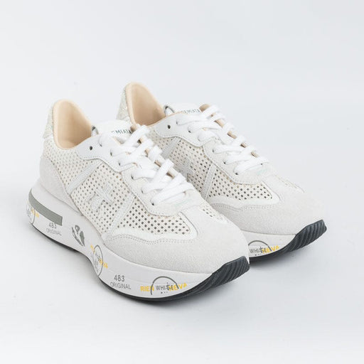 PREMIATA - Sneakers - CASSIE 6341 - Perforated White Premiata Woman Shoes