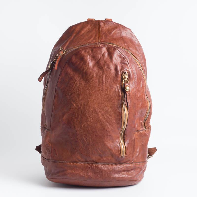 CAMPOMAGGI - Backpack - C021530 - Cognac or Dark brown Accessories for Men Campomaggi Cognac