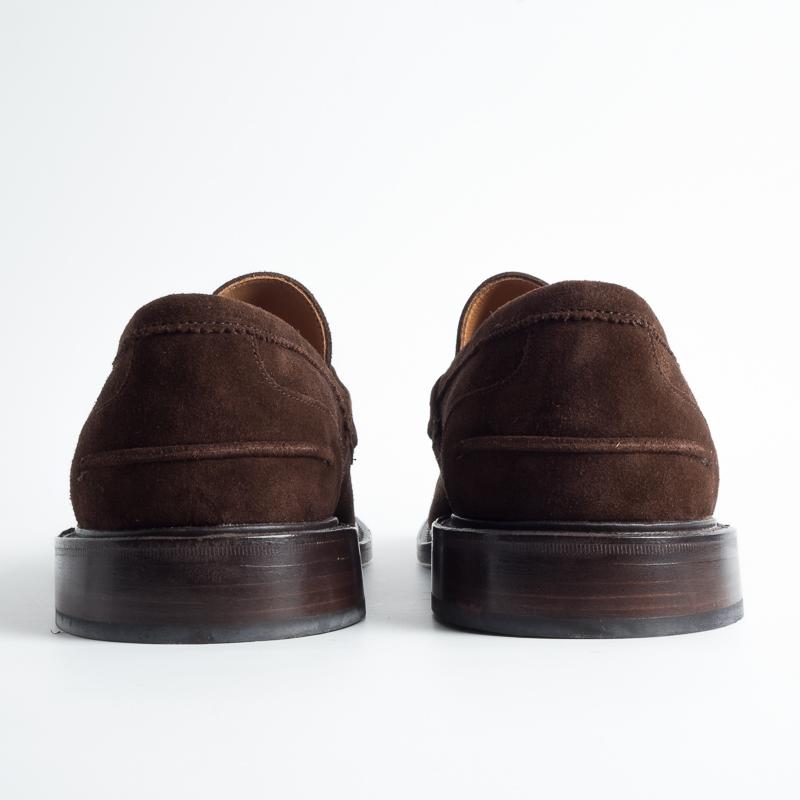 TRICKER'S - Continuativo - James - Mocassino Suede Repello - Cioccolato Scarpe Uomo Tricker's 