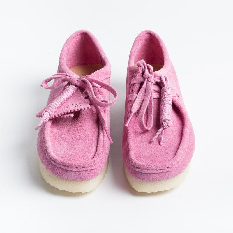 Clarks - Wallabee Cup - Pink Suede Women's Shoes CLARKS - Women's Collection