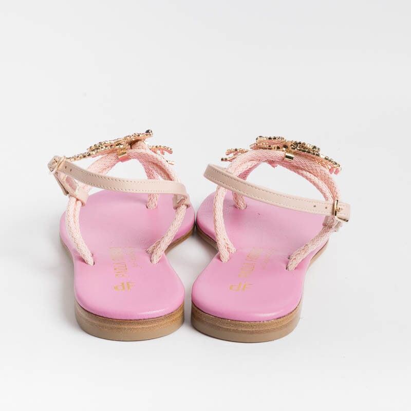 PAOLA FIORENZA - Low Flip Flop Sandals - PS370 - Pink Women's Shoes PAOLA FIORENZA