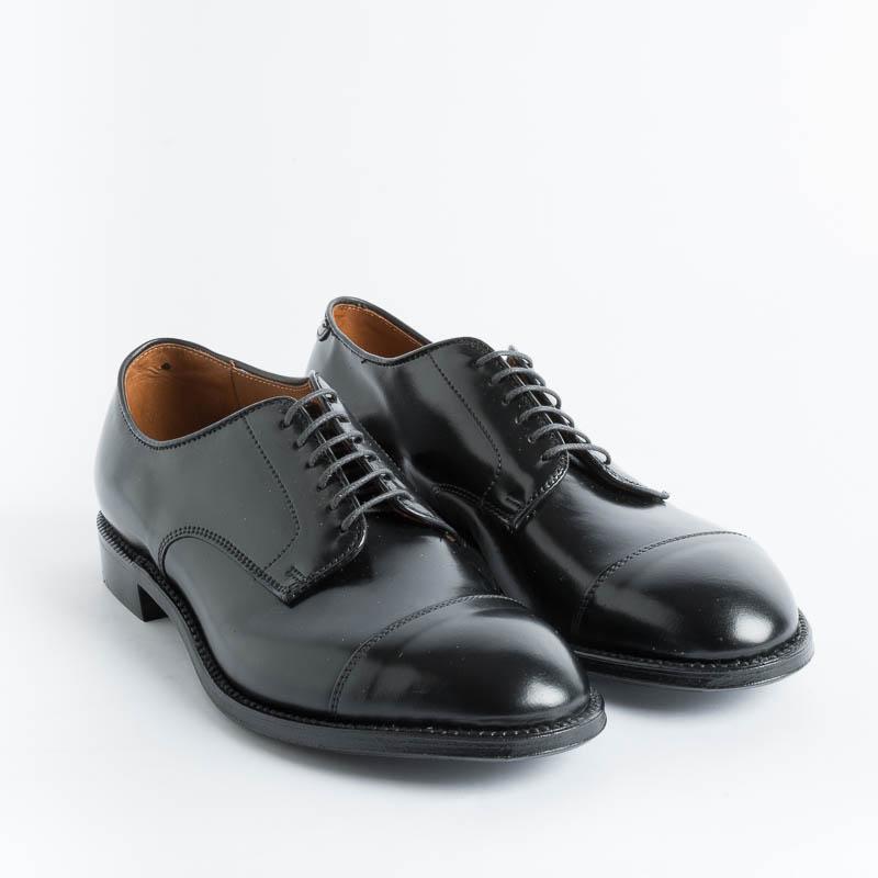 ALDEN - 5667 - Derby Modified (Ergonomic) - Cordovan Black Shoes Man Alden