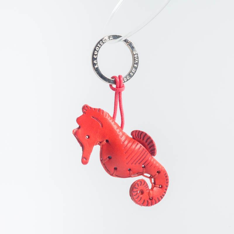 Cappelletto 1948 - Keychain - Seahorse Accessories Woman CappellettoShop red