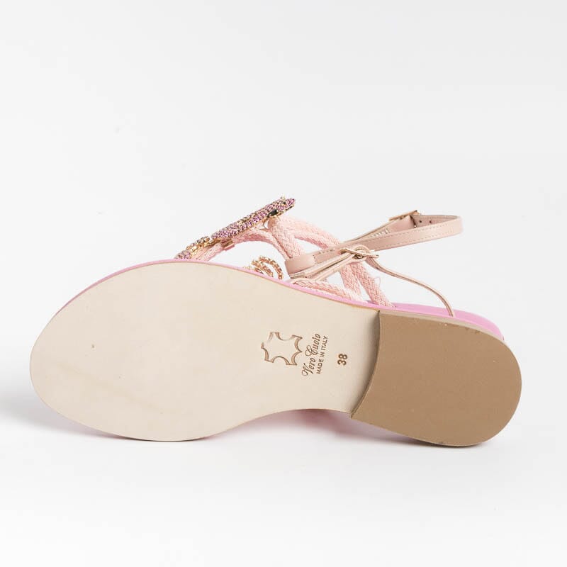 PAOLA FIORENZA - Sandali Bassi Infradito -PS370 - Rosa Scarpe Donna PAOLA FIORENZA 