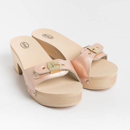 Scholl Iconic - Pescura Ibiza Clogs - Pink Gold Women's Shoes SCHOLL ICONIC