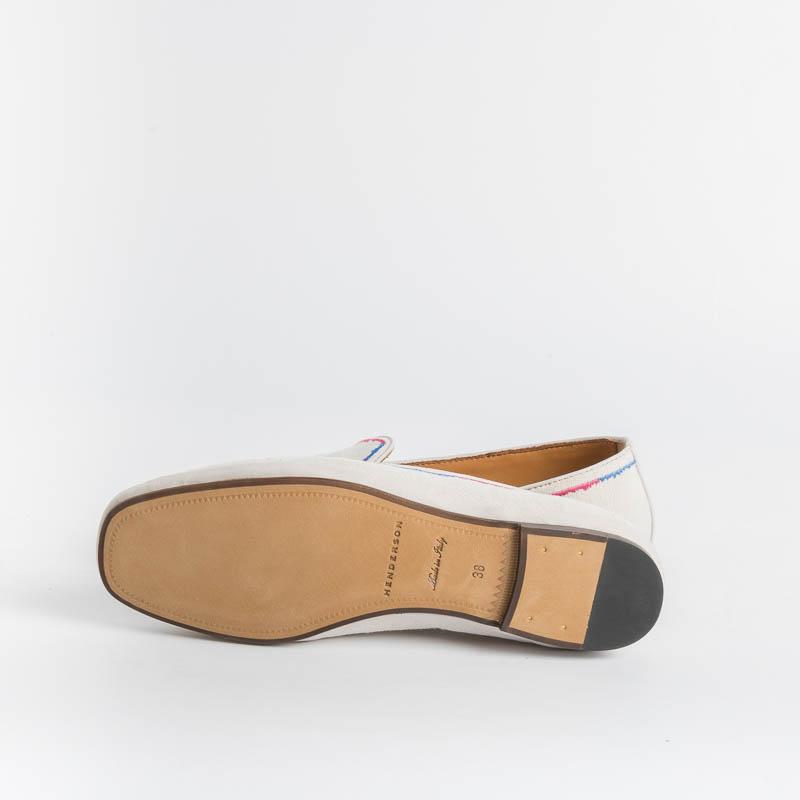 HENDERSON - Loafer - Nefertiti - Beige Fabric Shoes Woman HENDERSON - Woman Collection