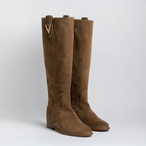 VIA ROMA 15 - Boots - 3938 - Velours Marten Shoes Woman Via Roma 15