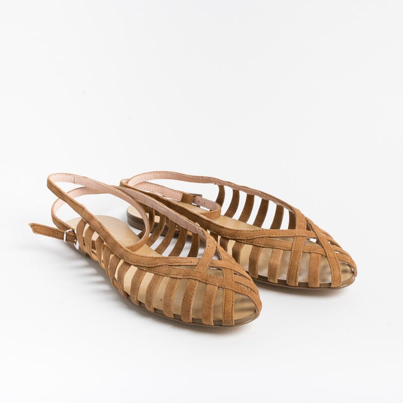 ANNA F. - Sandals 513 - Burnt Suede Women's Shoes Anna F.