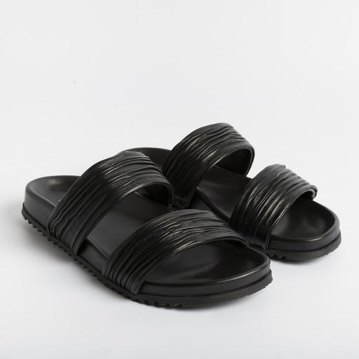 HALMANERA - Slippers Niva02- Black Shoes Woman HALMANERA