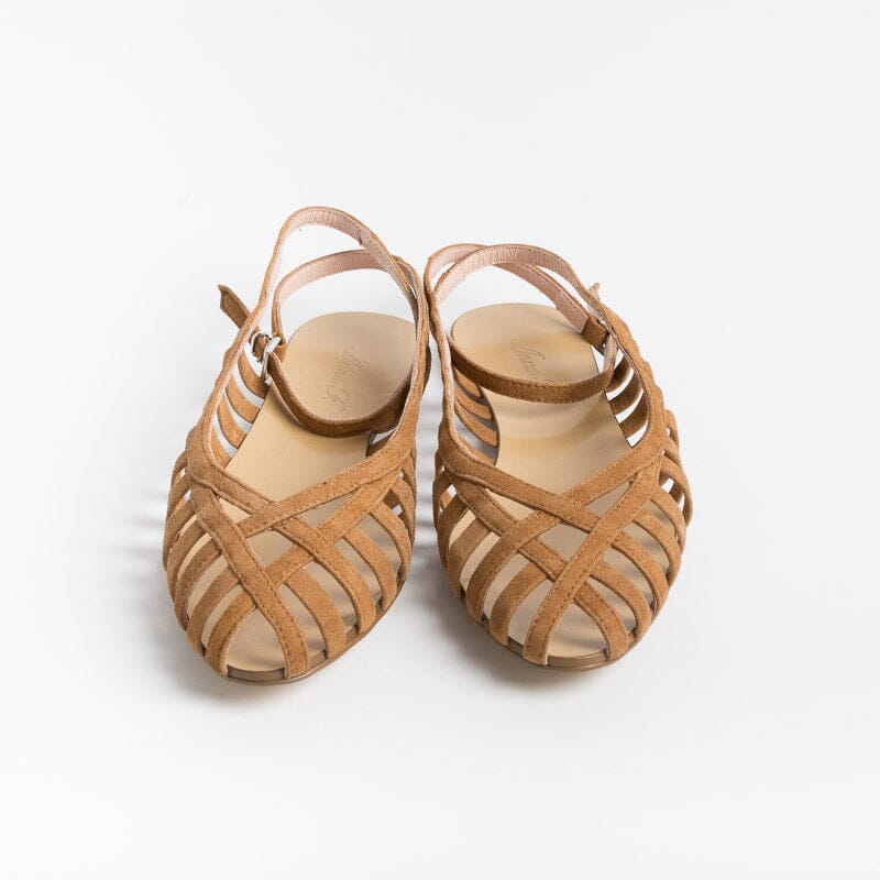 ANNA F. - Sandals 513 - Burnt Suede Women's Shoes Anna F.