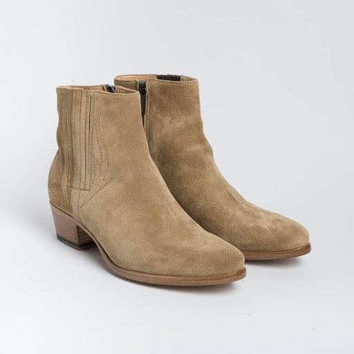ALBERTO FASCIANI - Texan Ankle Boots - Yara 54004 - Elderberry Women's Shoes ALBERTO FASCIANI - Women's Collection