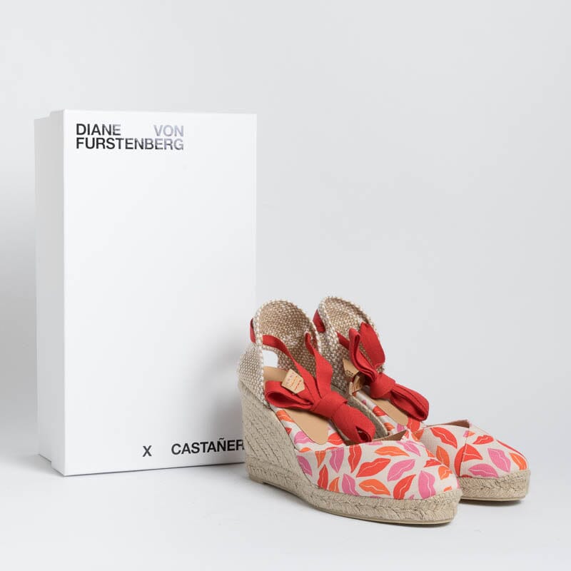 CASTAÑER - Espadrillas - Edizione Diane Von Furstenberg - CHIARA - Bianco Rosa Scarpe Donna CASTAÑER 