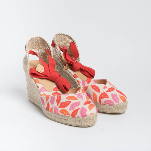 CASTAÑER - Espadrilles - Diane Von Furstenberg Edition - CHIARA - White Pink Shoes Women CASTAÑER