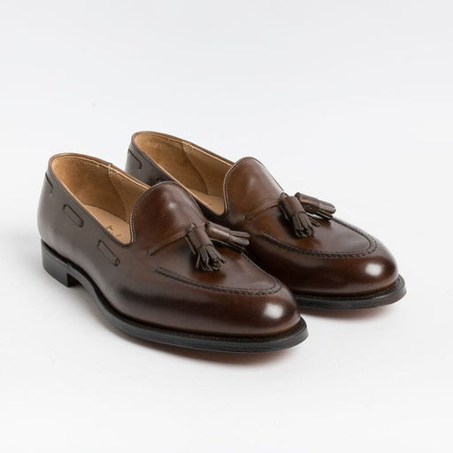 CROCKETT & JONES - Loafer - Cavendish 2- 29376A - Dark Brown Leather Man Shoes CROCKETT & JONES