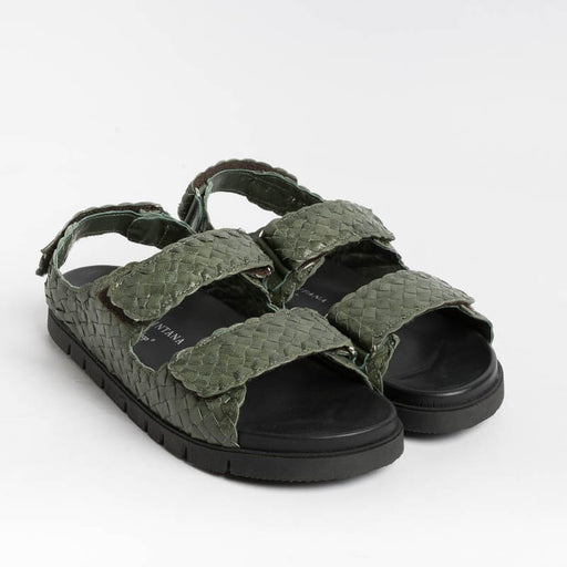 PONS QUINTANA - Sandals CAIMAN 9745 - Green Women's Shoes PONS QUINTANA