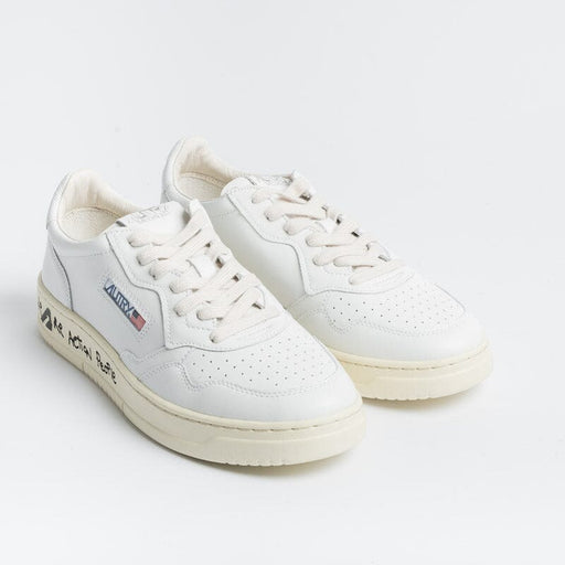 AUTRY LD06- LOW WOM ALL LEAT/DRAW - Bianco/Bianco Scarpe Donna AUTRY - Collezione donna 