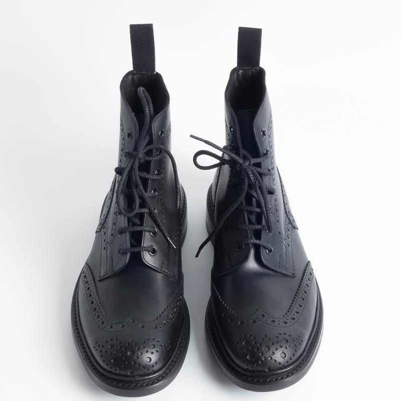 TRICKER S Amphibian Black Stow Dainite Cappelletto Shop
