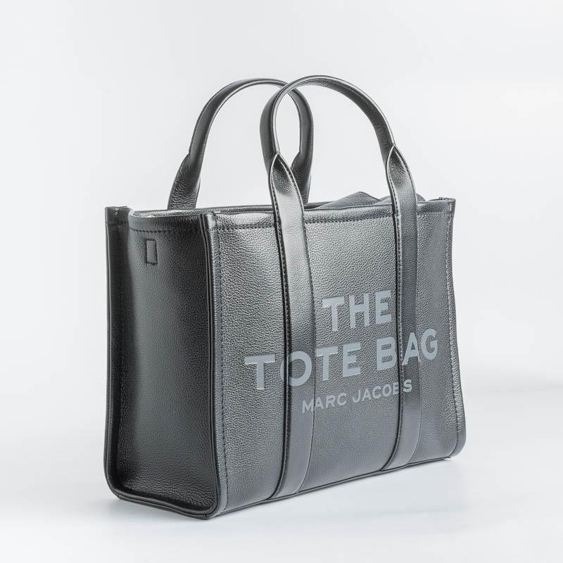 MARC JACOBS - HOO4LOIPF21 - The Leather Small Tote Bag - Nero Borse Marc Jacobs 