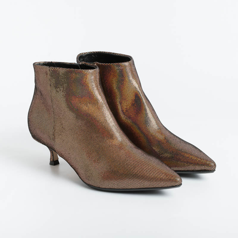 ANNA F - Ankle boot - 9397 - Gold / bronze Women's Shoes Anna F.
