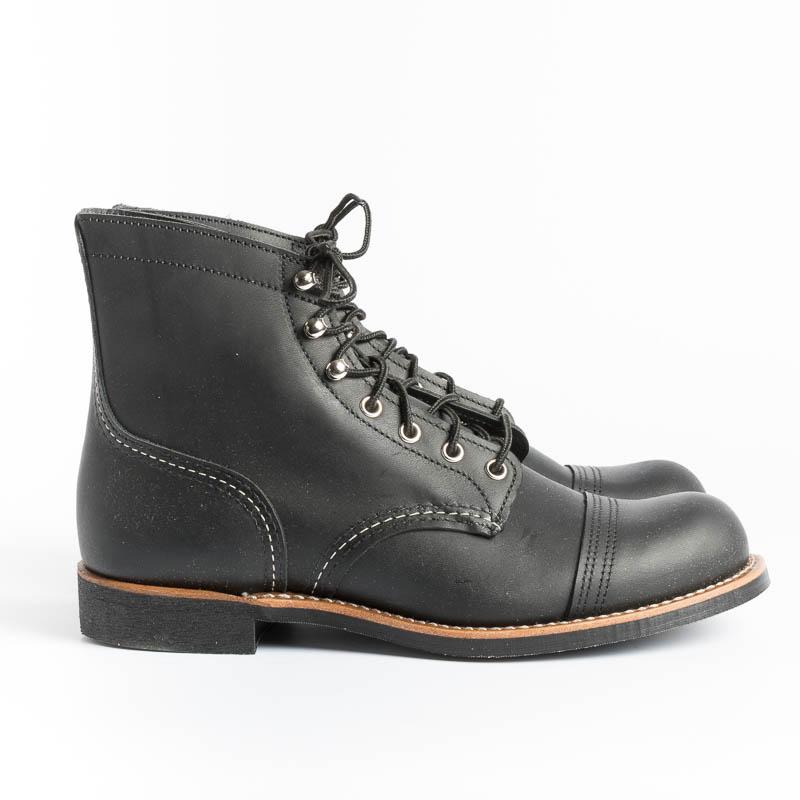 RED WING - Polacco 08084 - Iron Ranger - Black Scarpe Uomo Red Wing Shoes 