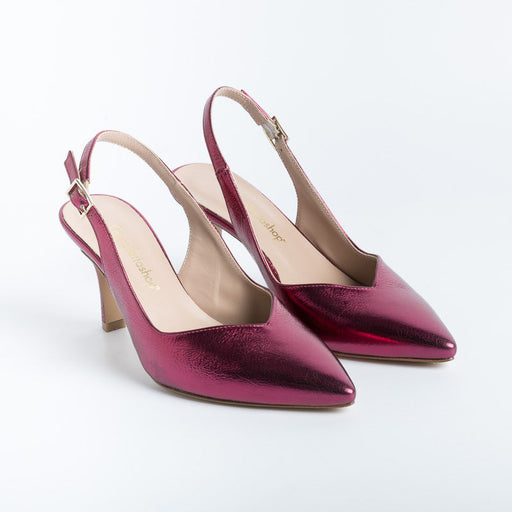 CappellettoShop - Chanel Mirna2- Fuchsia Nappa Women's Shoes CAPPELLETTO 1948