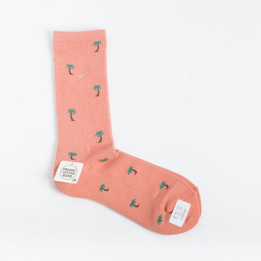 ANONYMOUS - Calzino - Rosa / Palme Accessori Uomo CappellettoShop 
