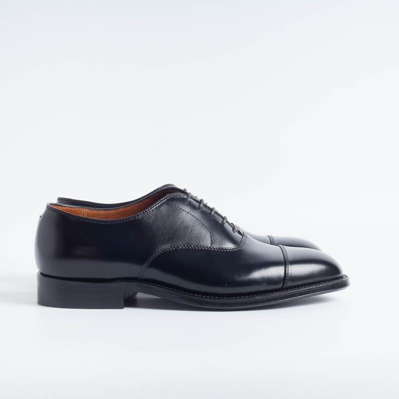 ALDEN - 907 - Francesina Black Calfskin With Toe Cap - Call To Buy Alden Men's Shoes