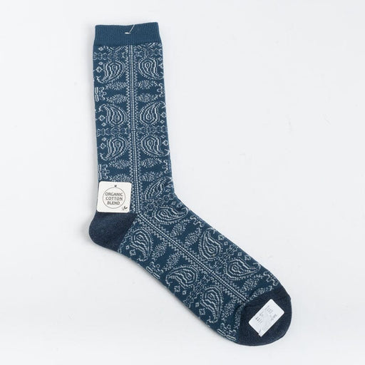 ANONYMOUS - Socks - Blue / Bandana Men's Accessories CappellettoShop