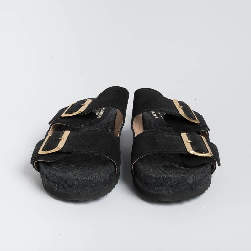 MANEBI - Slipper - Nordic Sandals - Black MANEBI Women's Shoes