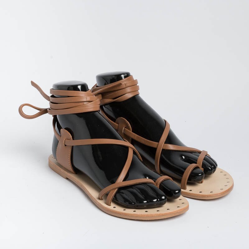 MANEBI - Sandalo - St. Tropez Sandals - Cuoio Scarpe Donna MANEBI 
