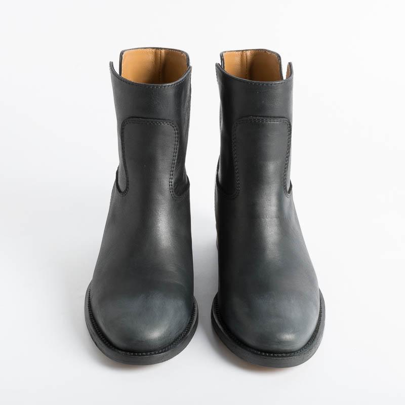 VIA ROMA 15 - Ankle boot 1626 - Black Malibu (leather) Women's Shoes Via Roma 15