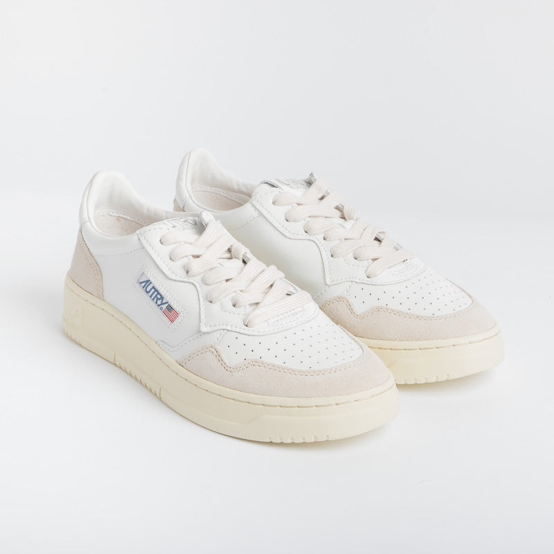 AUTRY LS33 - LOW WOM LEAT/SUEDE - Bianco Scarpe Donna AUTRY - Collezione donna 