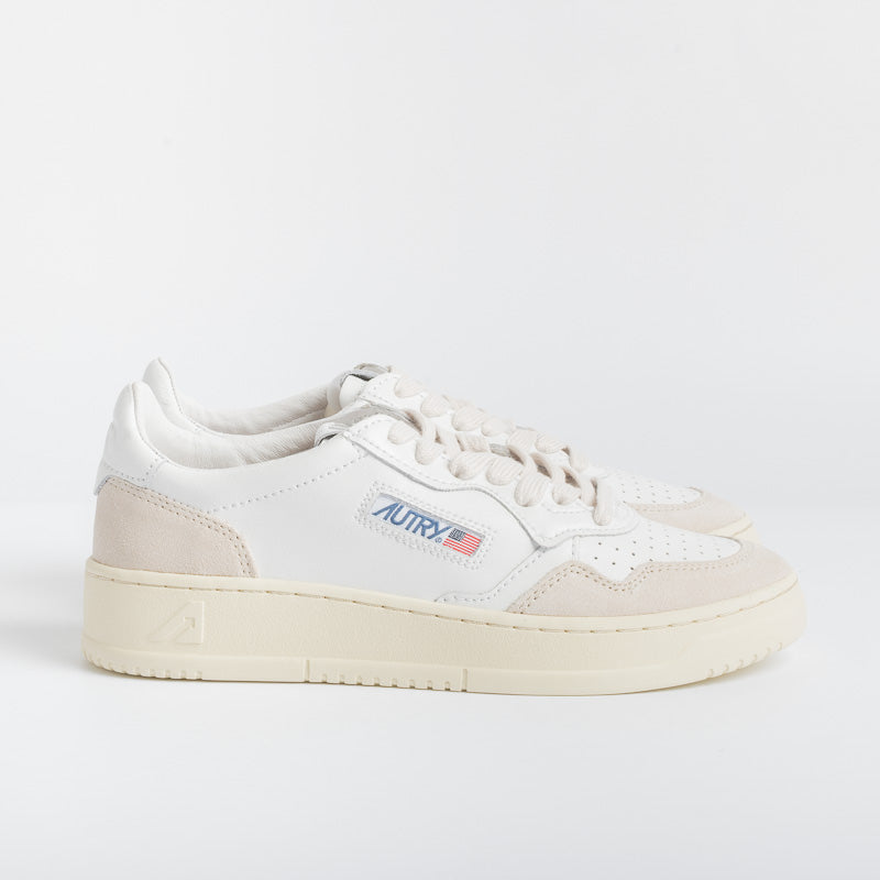 AUTRY LS33 - LOW WOM LEAT/SUEDE - Bianco Scarpe Donna AUTRY - Collezione donna 